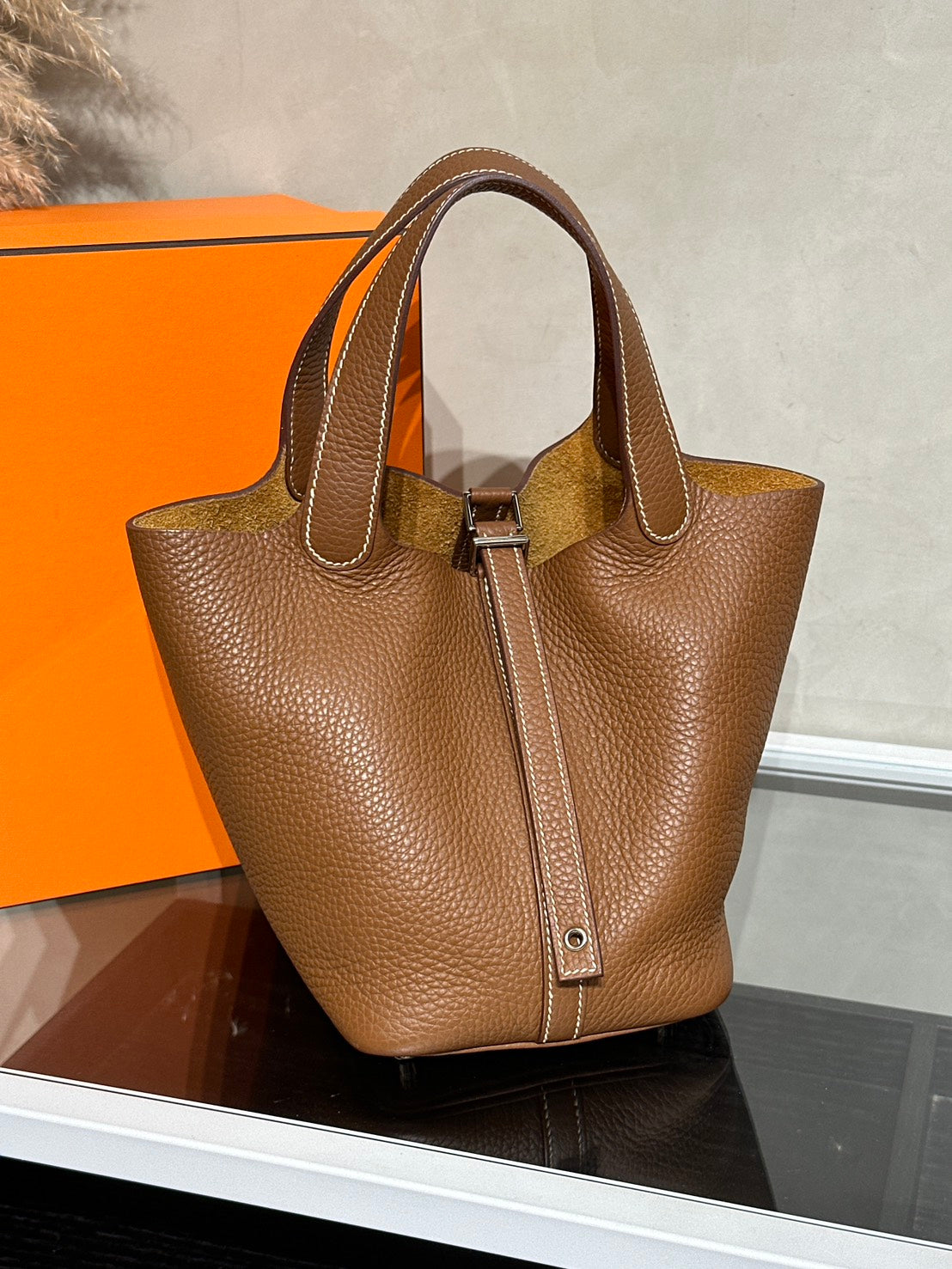 HERMES Picotin 18 - Gold 37 金棕銀 W