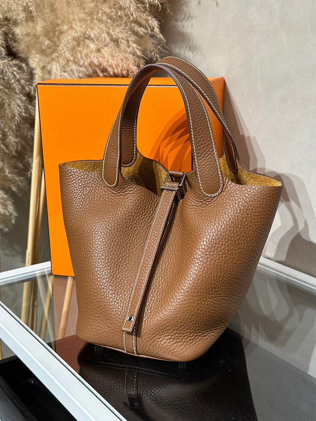 HERMES Picotin 18 - Gold 37 金棕銀 W