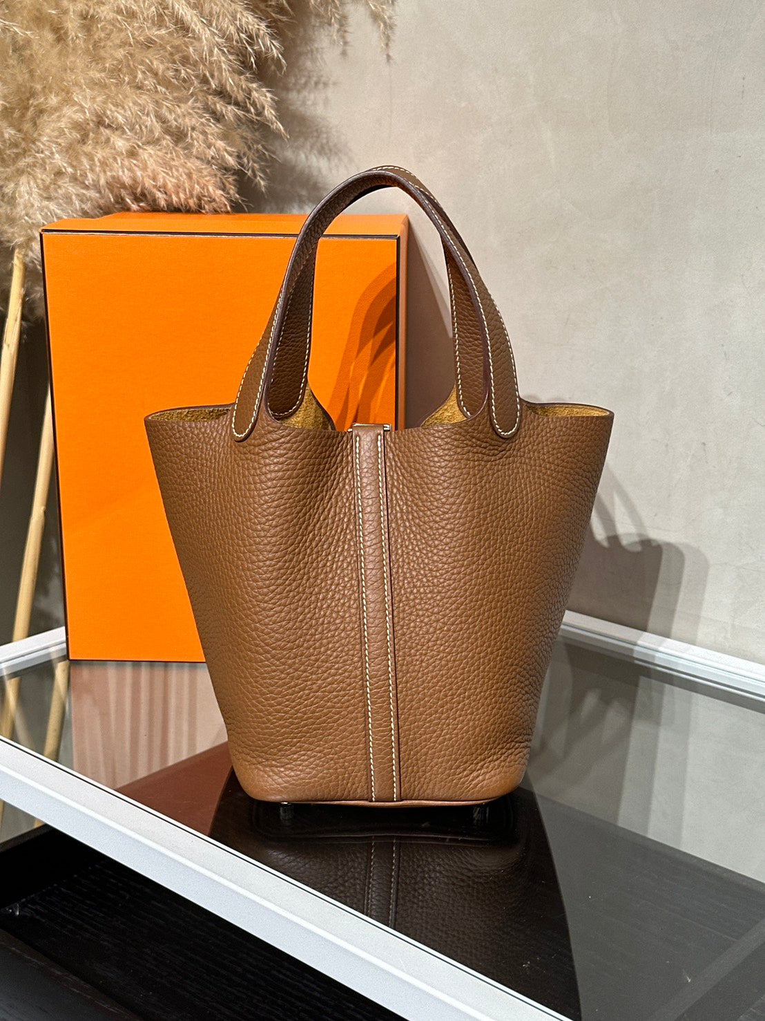 HERMES Picotin 18 - Gold 37 金棕銀 W