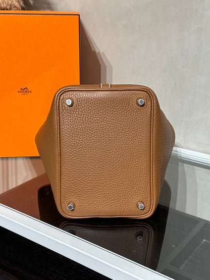HERMES Picotin 18 - Gold 37 金棕銀 W