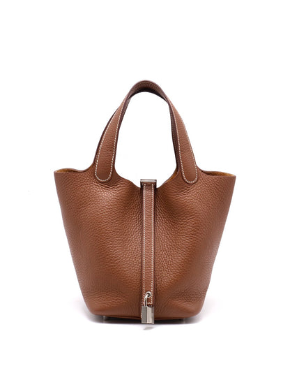 HERMES Picotin 18 - Gold 37 金棕銀 W