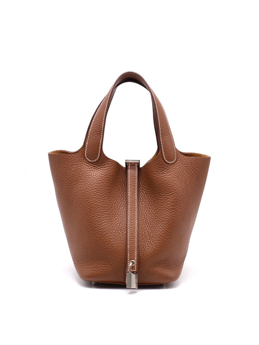HERMES Picotin 18 - Gold 37 金棕銀 W
