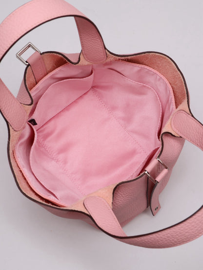HERMES Picotin 18 - Rose Sakura 3Q 櫻花粉銀 B