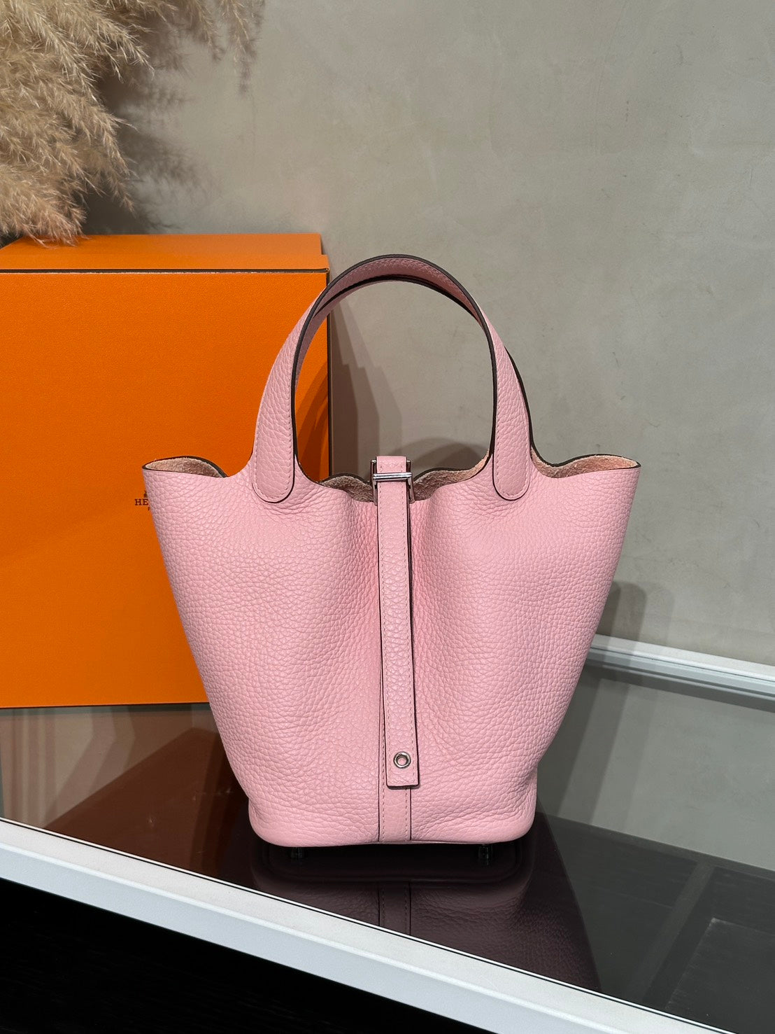 HERMES Picotin 18 - Rose Sakura 3Q 櫻花粉銀 B