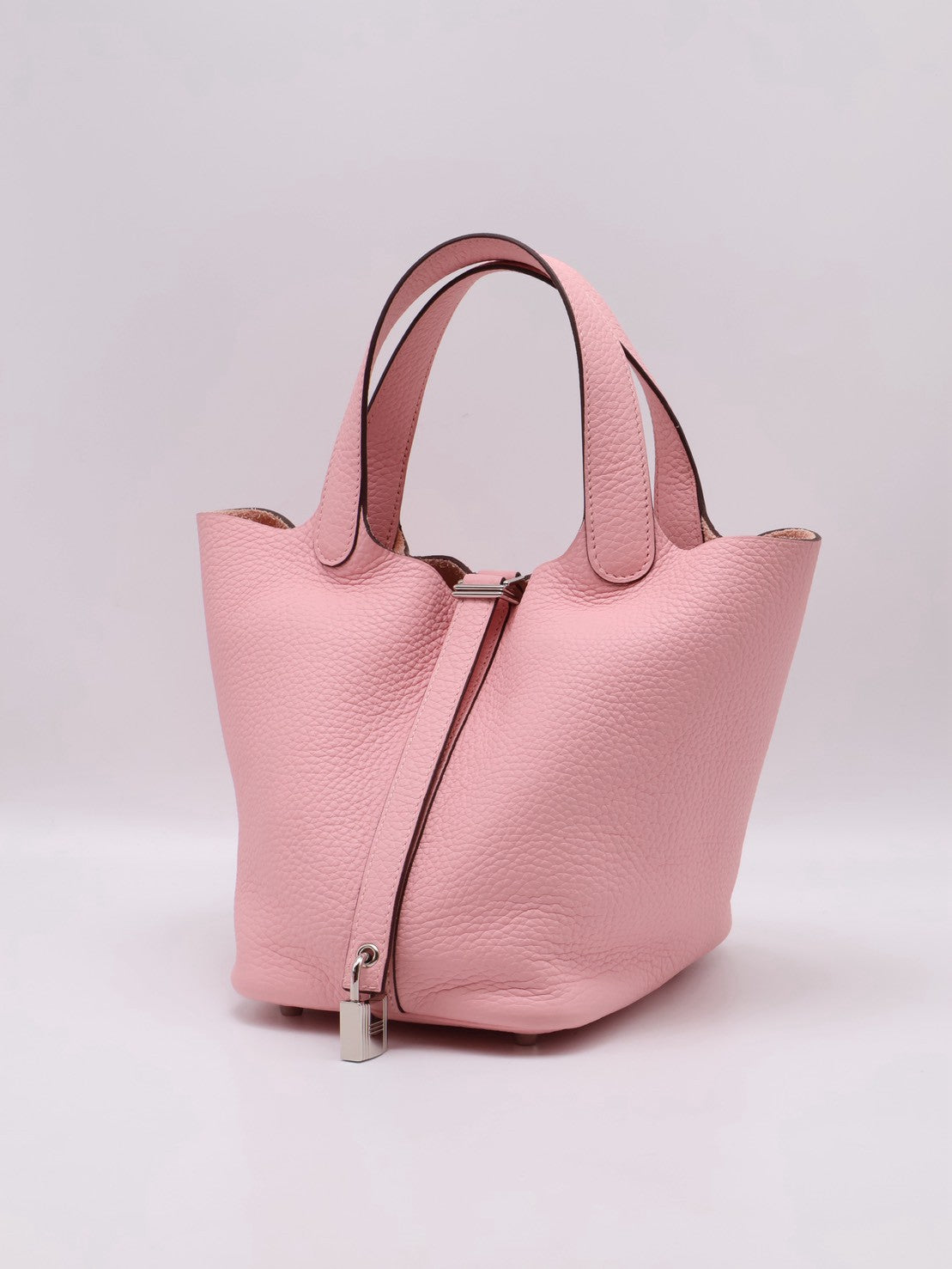 HERMES Picotin 18 - Rose Sakura 3Q 櫻花粉銀 B