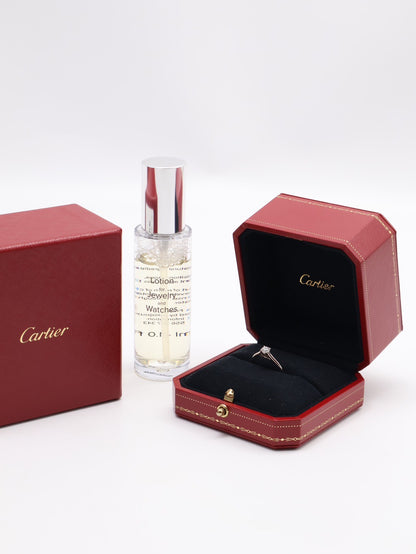 Cartier Solitaire1895 四爪鉑金鑽石戒指 - 48 0.3 carat