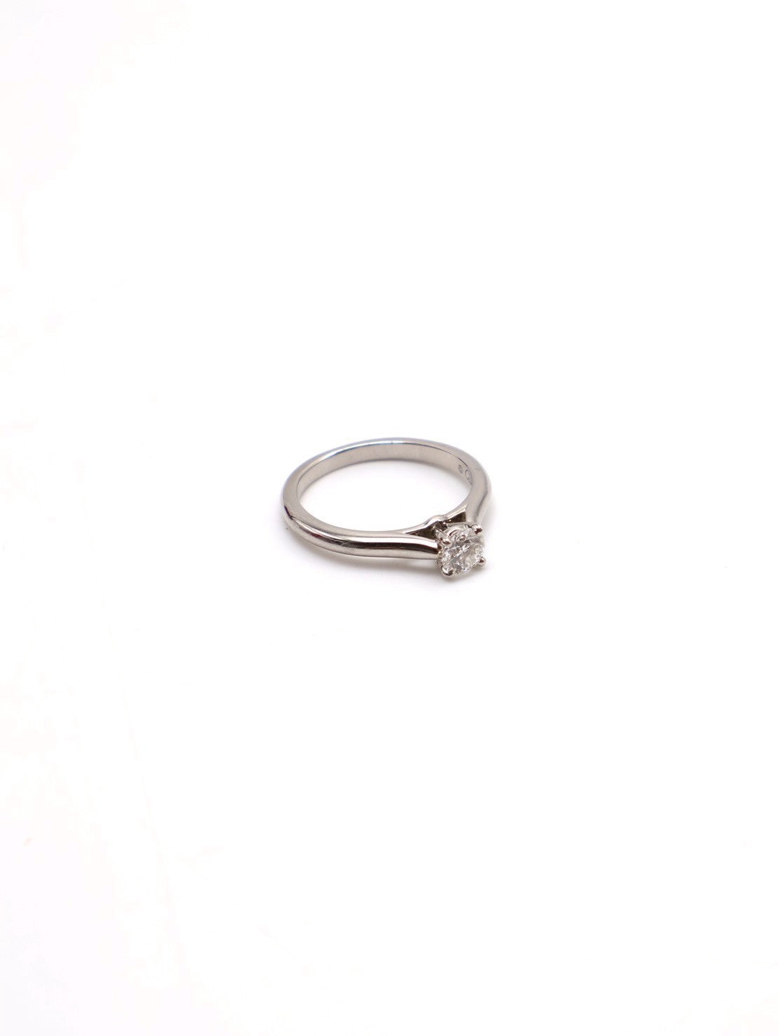 Cartier Solitaire1895 四爪鉑金鑽石戒指 - 48 0.3 carat