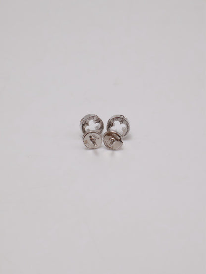 LOUIS VUITTON Empreinte 18K白金耳環