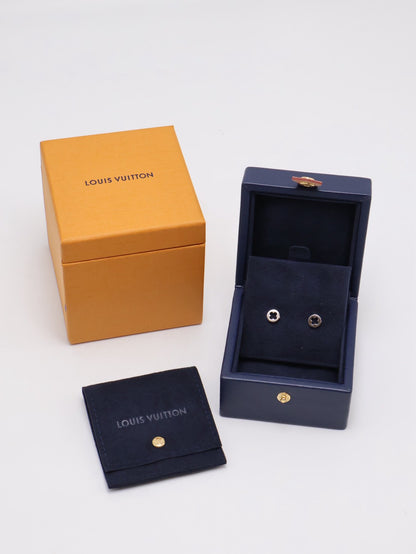 LOUIS VUITTON Empreinte 18K白金耳環