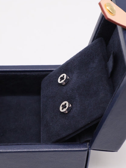 LOUIS VUITTON Empreinte 18K白金耳環