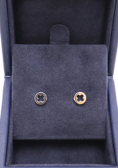 LOUIS VUITTON Empreinte 18K白金耳環