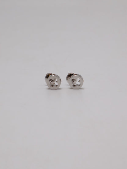 LOUIS VUITTON Empreinte 18K白金耳環