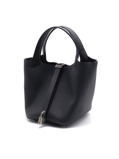 HERMES Picotin 18 - 水兵藍銀 W