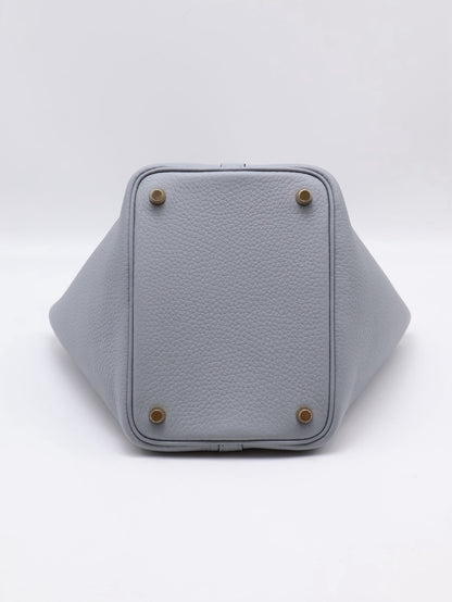 HERMES Picotin 18 - Gris Pantin P0 木偶灰金 K