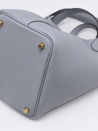 HERMES Picotin 18 - Gris Pantin P0 木偶灰金 K