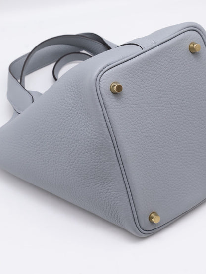 HERMES Picotin 18 - Gris Pantin P0 木偶灰金 K
