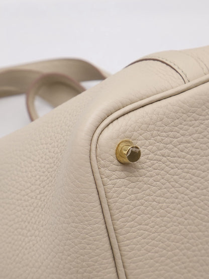 HERMES Picotin 18 - Beton 8L 冰川白金 U