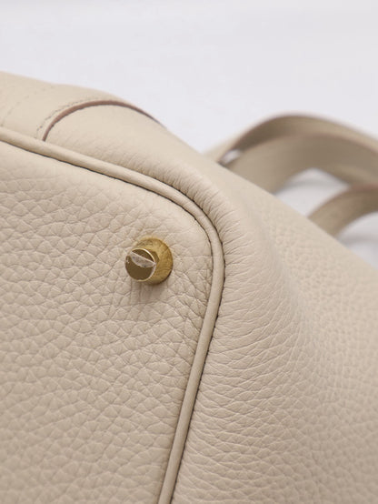 HERMES Picotin 18 - Beton 8L 冰川白金 U