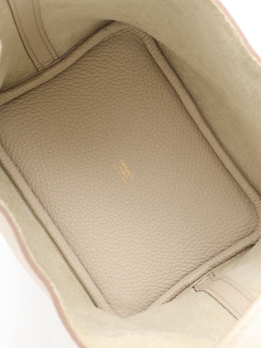 HERMES Picotin 18 - Beton 8L 冰川白金 U