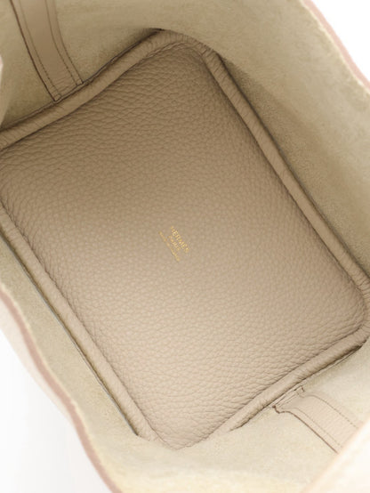 HERMES Picotin 18 - Beton 8L 冰川白金 U