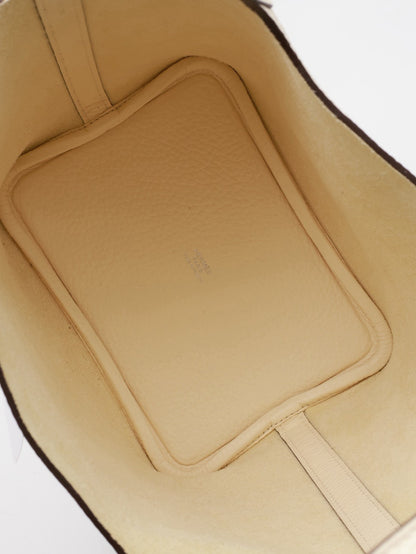 HERMES Picotin 18 - Nata I2 奶油白銀 U