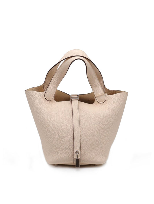 HERMES Picotin 18 - Nata I2 奶油白銀 U