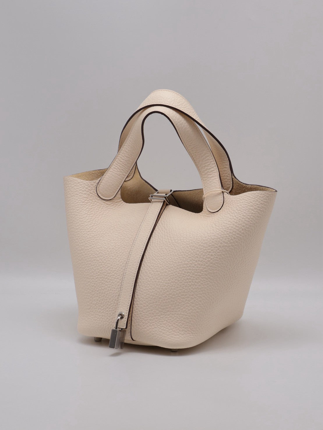 HERMES Picotin 18 - Nata I2 奶油白銀 U