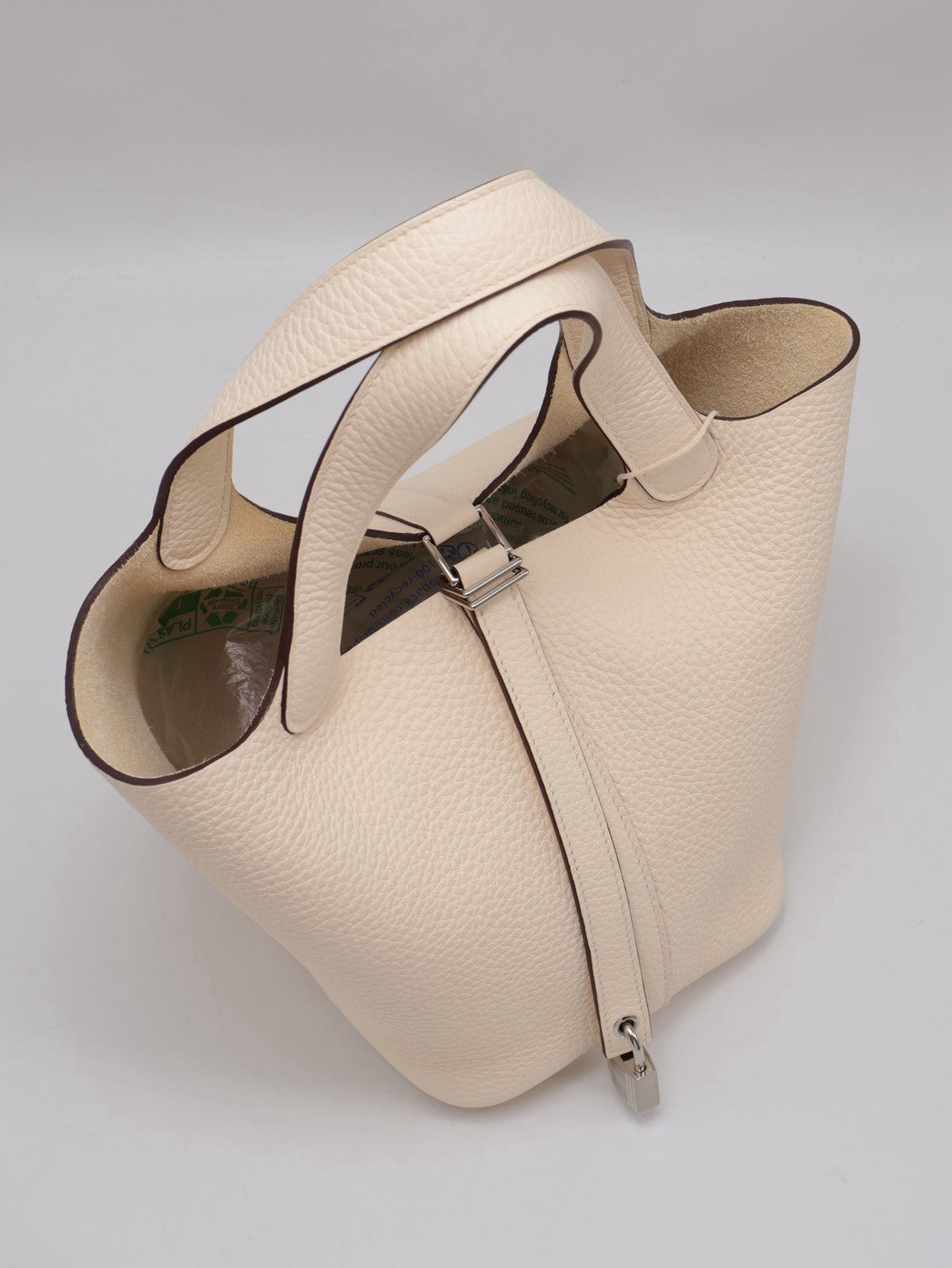 HERMES Picotin 18 - Nata I2 奶油白銀 U