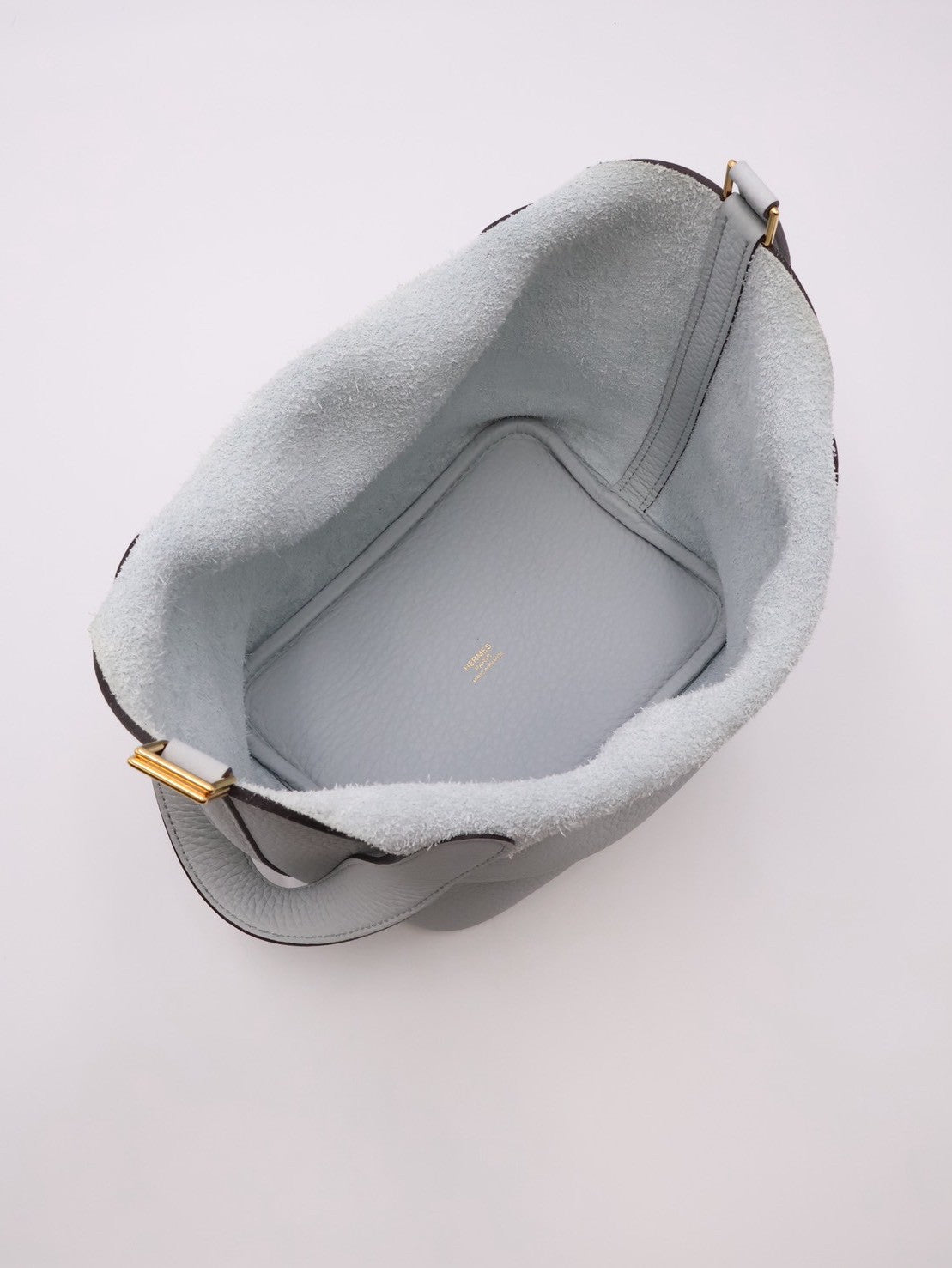 HERMES Picotin 18 - Bleu Pale 08 聖杯藍金 Z