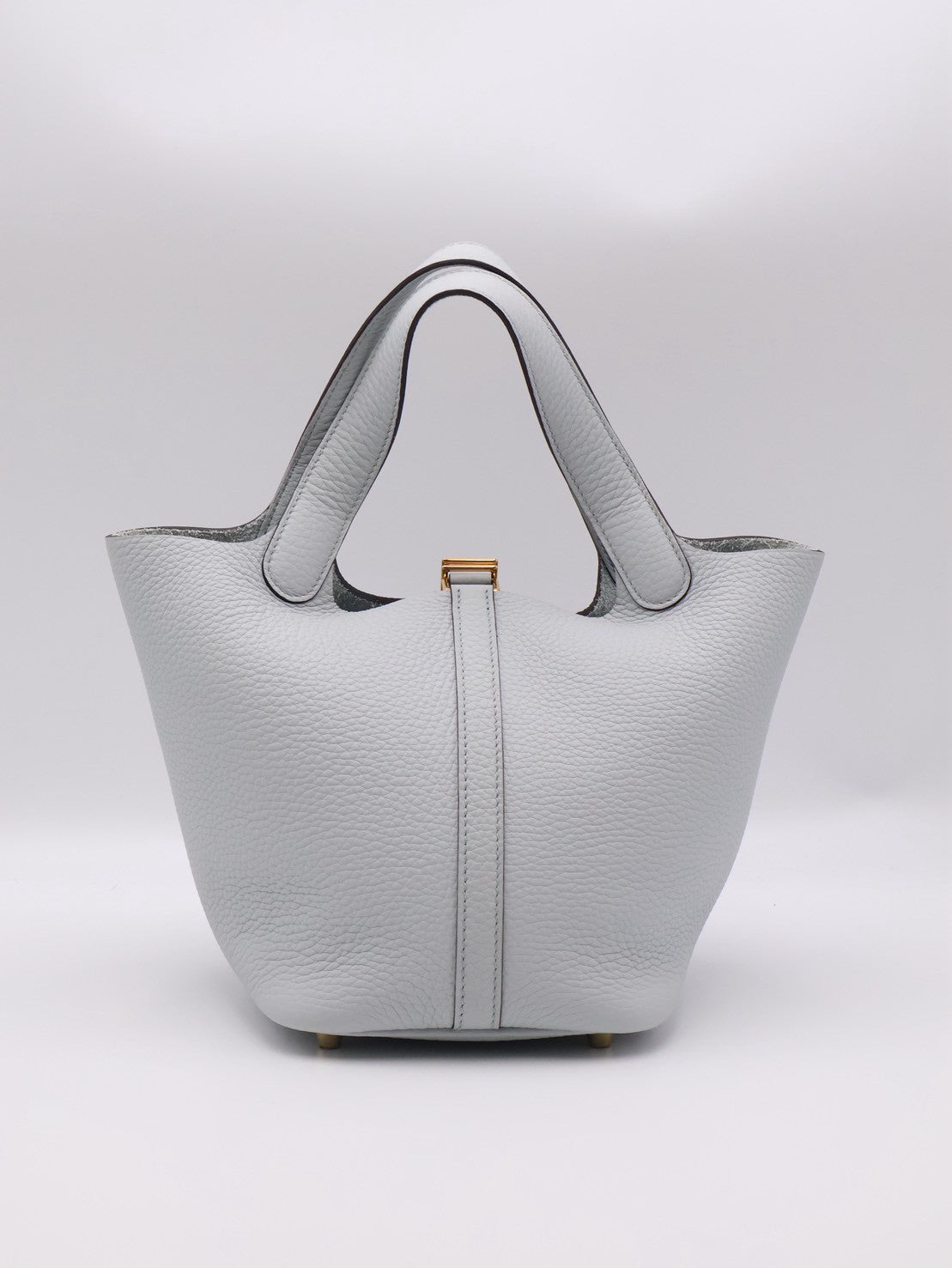 HERMES Picotin 18 - Bleu Pale 08 聖杯藍金 Z