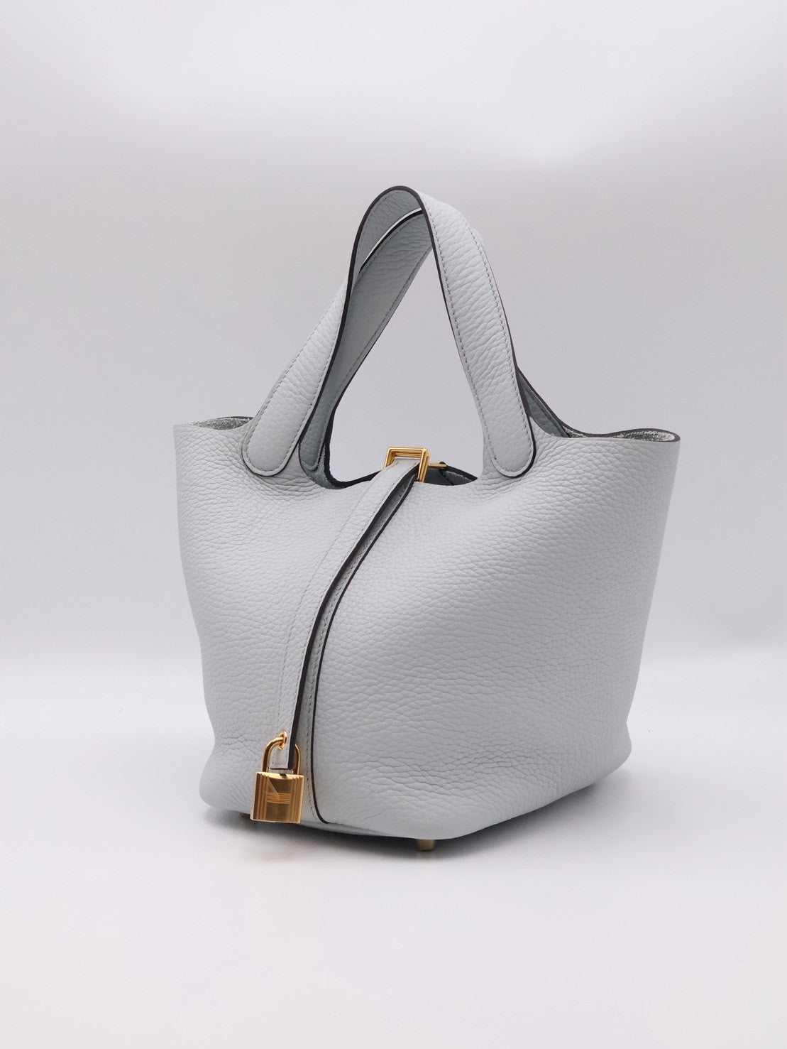 HERMES Picotin 18 - Bleu Pale 08 聖杯藍金 Z