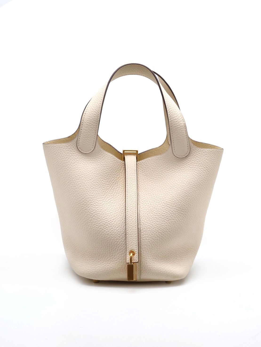 HERMES Picotin 18 - 奶油白金 Z