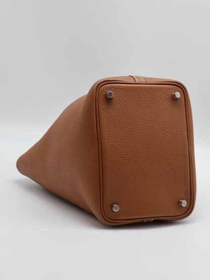 HERMES Picotin 18 - 金棕銀 B