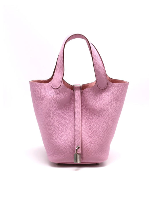 HERMES Picotin 18 - 錦葵紫銀 U