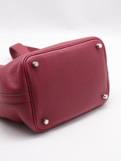 HERMES Picotin 18 - 石榴紅銀 T