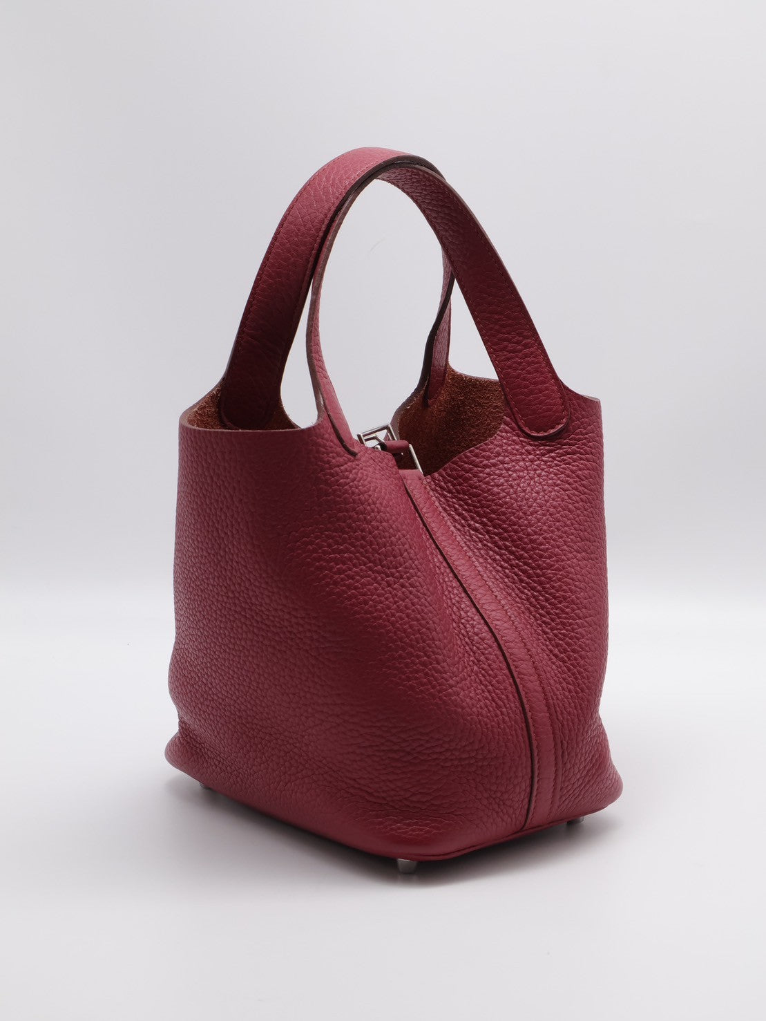 HERMES Picotin 18 - 石榴紅銀 T