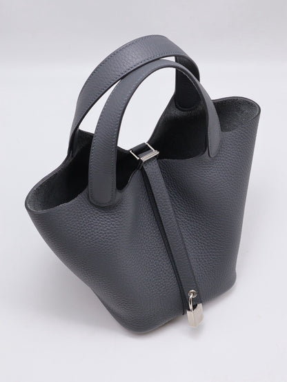 HERMES Picotin 18 - Gris Misty H0 霧霾灰銀 K