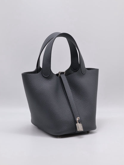 HERMES Picotin 18 - Gris Misty H0 霧霾灰銀 K