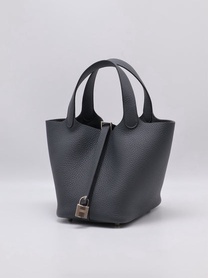 HERMES Picotin 18 - Gris Misty H0 霧霾灰銀 K