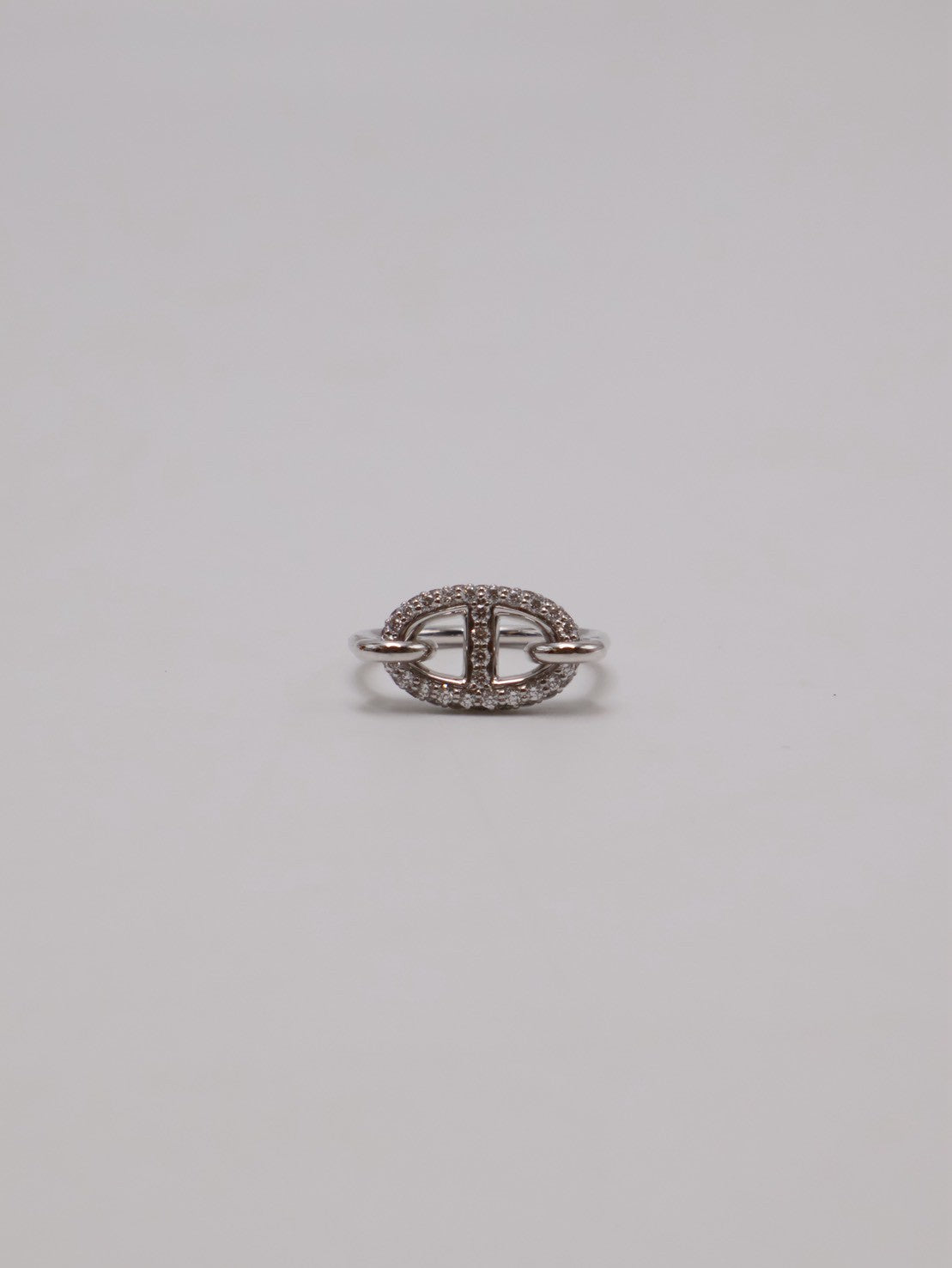 HERMES Farandole 18K白金鑽石戒指 - 49 0.45carat