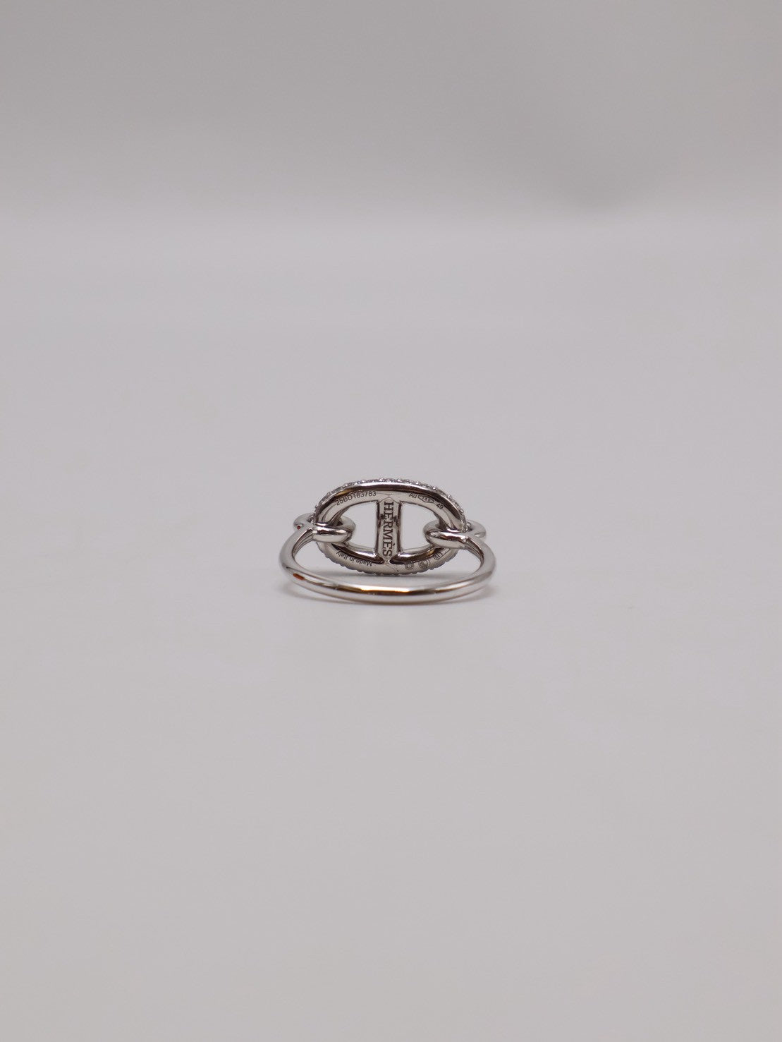 HERMES Farandole 18K白金鑽石戒指 - 49 0.45carat