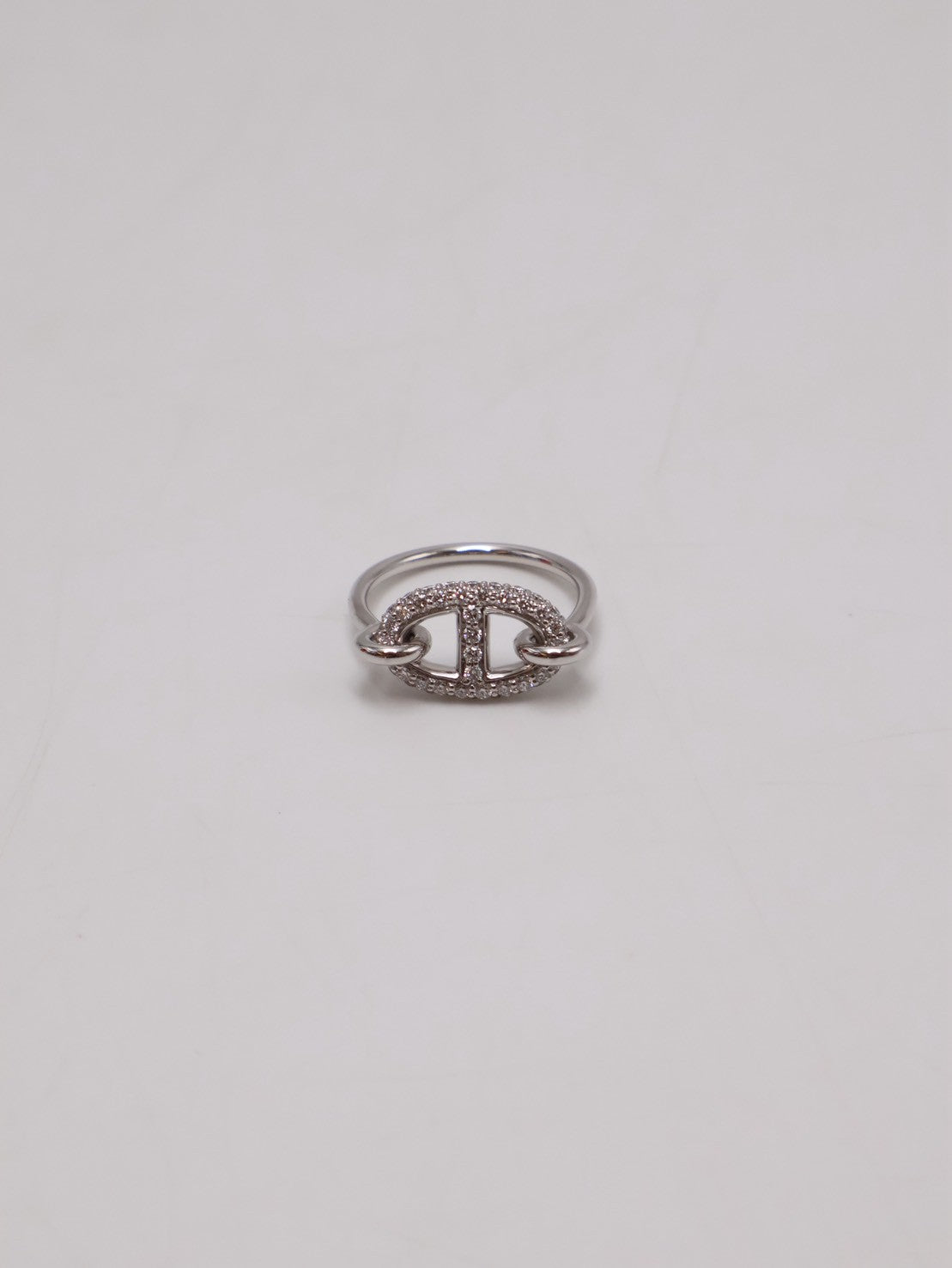 HERMES Farandole 18K白金鑽石戒指 - 49 0.45carat