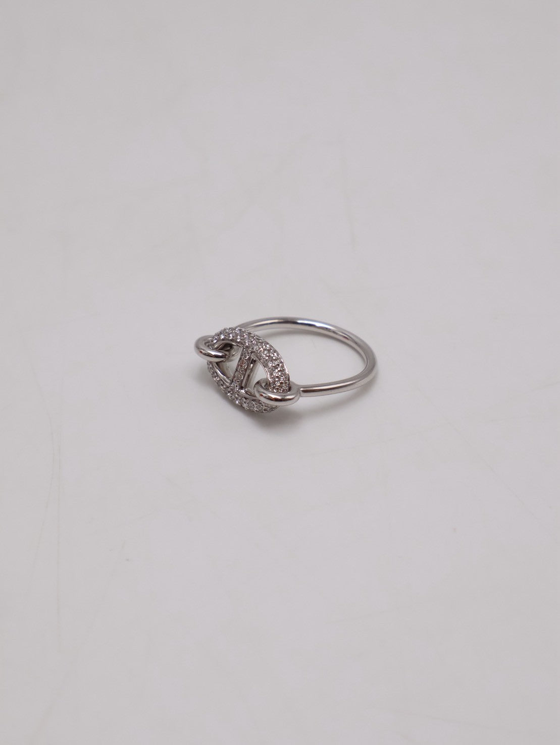 HERMES Farandole 18K白金鑽石戒指 - 49 0.45carat