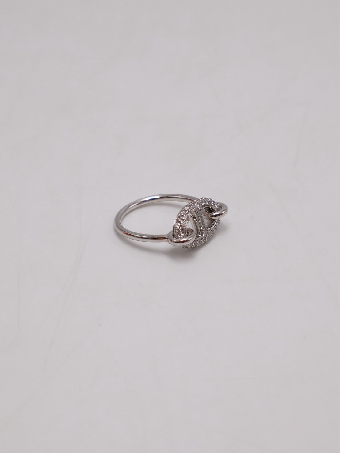 HERMES Farandole 18K白金鑽石戒指 - 49 0.45carat