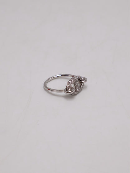 HERMES Farandole 18K白金鑽石戒指 - 49 0.45carat