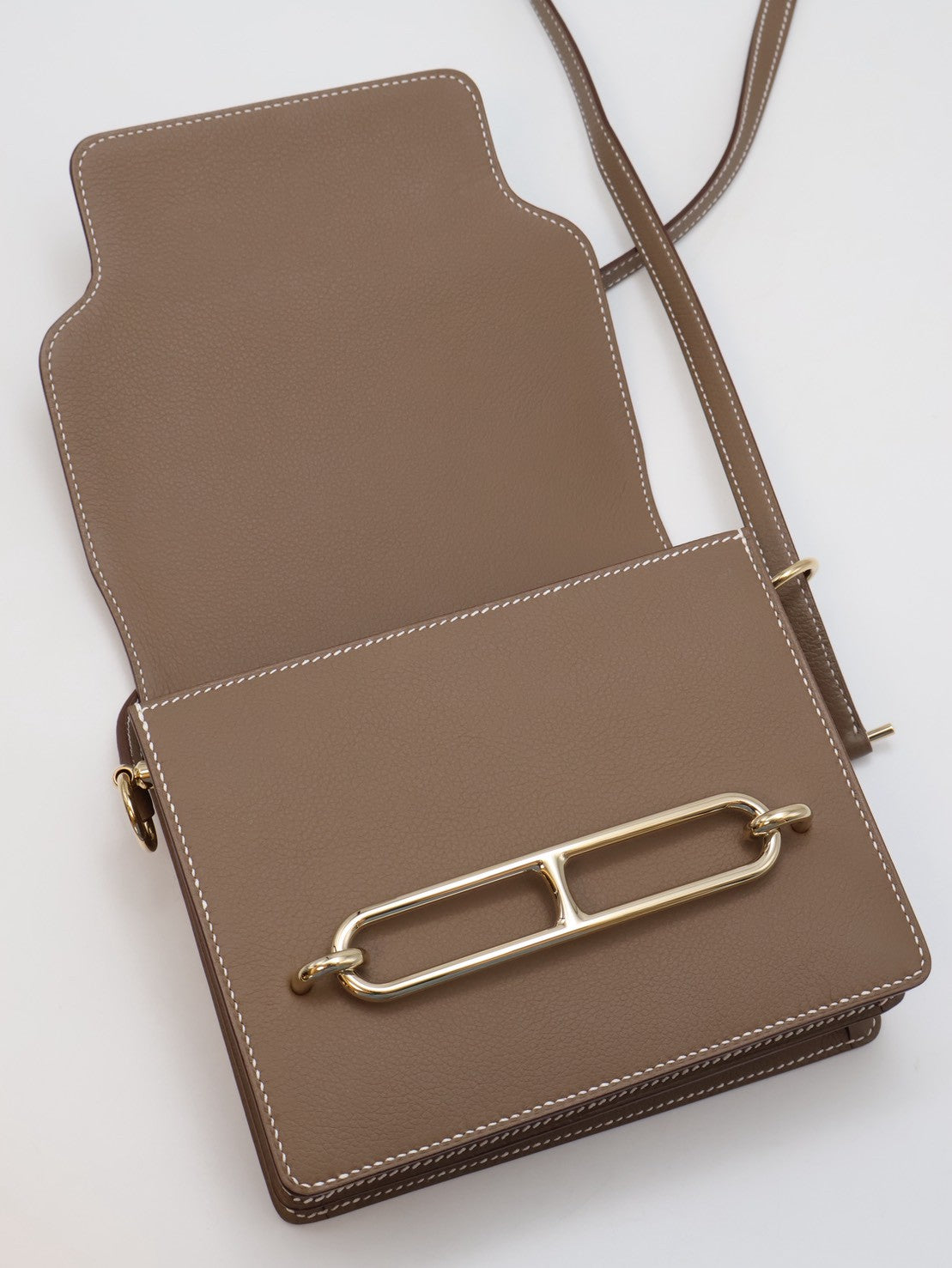 HERMES Mini Roulis - Etoupe 18 大象灰銀 K