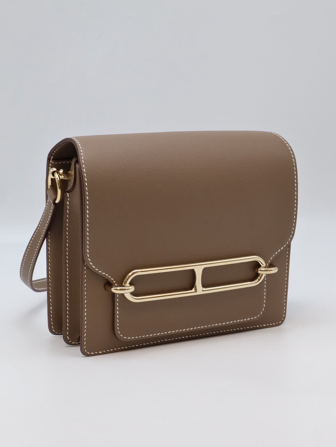 HERMES Mini Roulis - Etoupe 18 大象灰銀 K