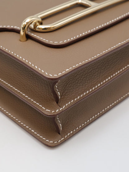 HERMES Mini Roulis - Etoupe 18 大象灰銀 K