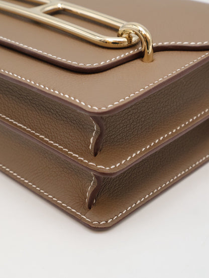 HERMES Mini Roulis - Etoupe 18 大象灰銀 K