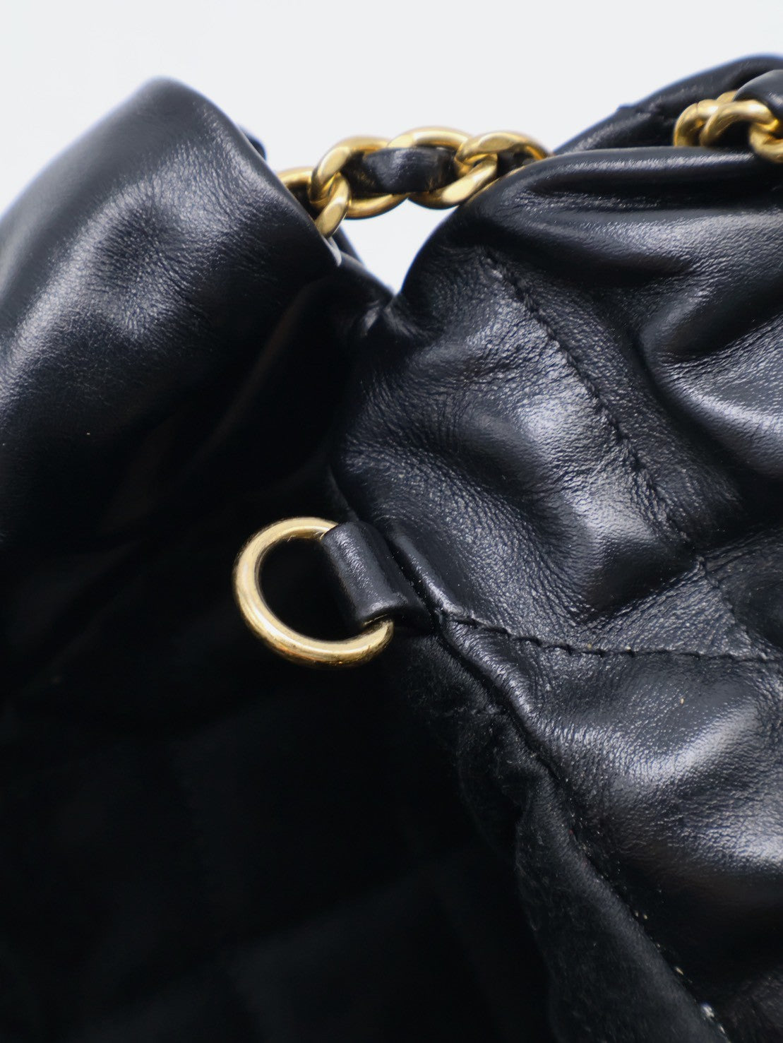 CHANEL 22 Mini Bag 珍珠雙C鍊 - 黑金